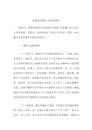 抓基层党建工作述职报告.docx