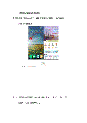 农村集体聚餐申报操作手册.docx
