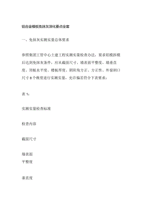 铝合金模板免抹灰深化要点全套.docx