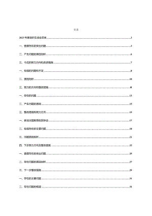 10篇主题教育专题组织生活会（质量高）.docx