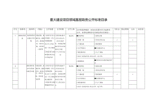 重大建设项目领域基层政务公开标准目录.docx