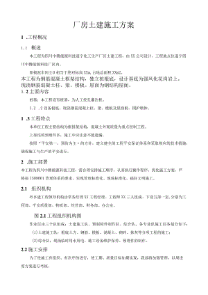 工业厂房土建施工方案.docx