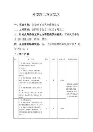 外委施工方案要求.docx