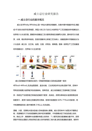 威士忌行业研究报告.docx