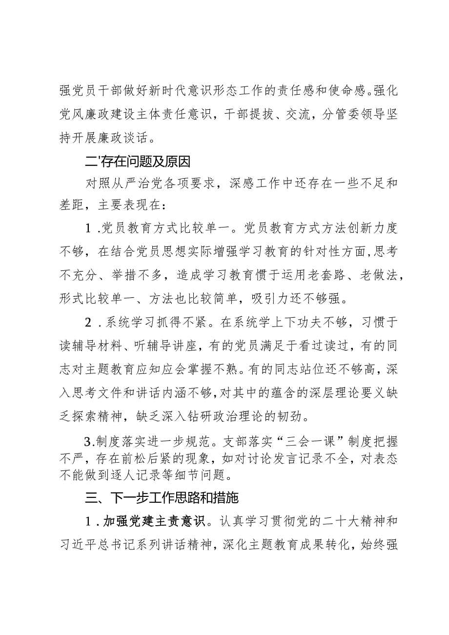 2023年党支部书记抓基层党建工作述职报告2篇.docx_第3页