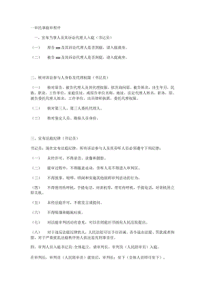 一审民事庭审程序.docx