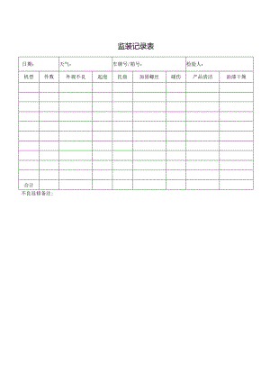 监装记录表格.docx