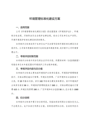 环境管理标准化建设方案.docx