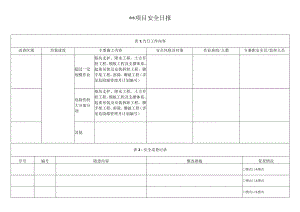 某项目施工安全日报.docx