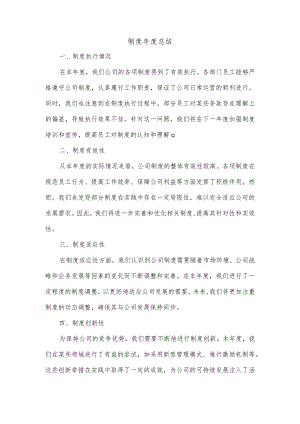 制度年度总结.docx