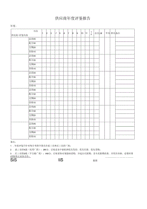 供应商年度评鉴报告.docx
