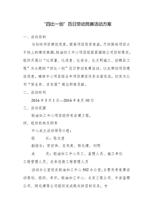 百日劳动竞赛方案ACO中心(装置).docx
