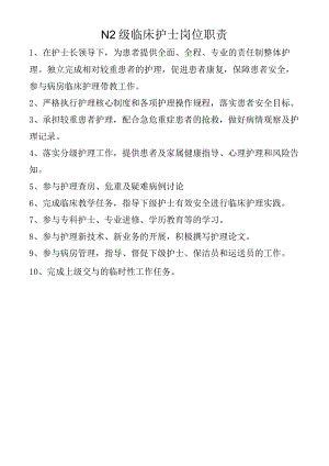 N2级临床护士岗位职责.docx