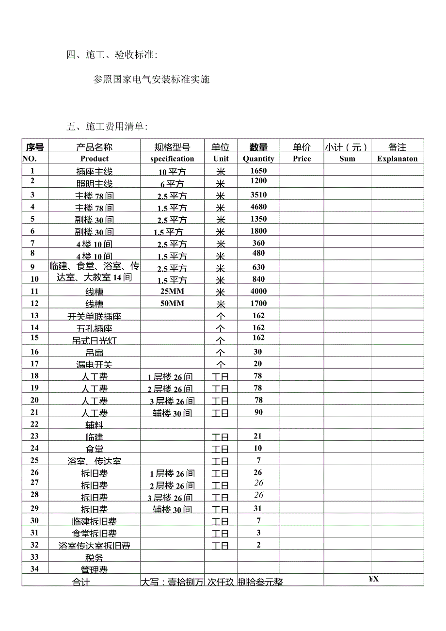 XX电气产品股份有限公司XX项目户内低压改造方案(2023年).docx_第2页