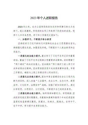 2023年个人述职报告.docx