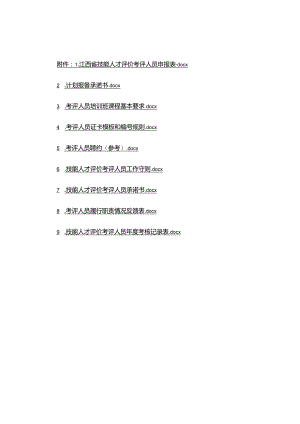 江西省技能人才评价考评人员聘约（参考）、工作人员守则.docx