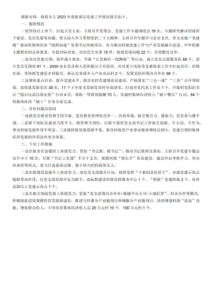 镇党委书记2023年度抓基层党建工作述职报告.docx