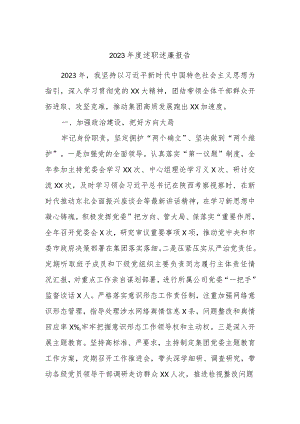 2023年度述职述廉报告.docx