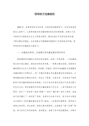 领导班子述廉报告.docx