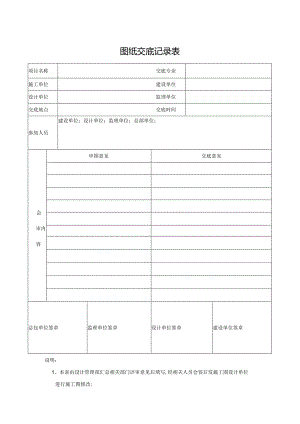 图纸交底记录表.docx