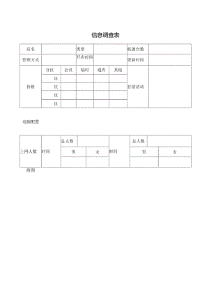 信息调查表格.docx
