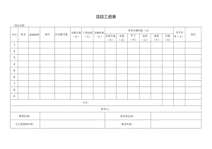 项目工资表格.docx