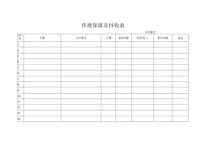 作废保留及回收表.docx