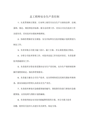 总工程师安全生产责任制.docx