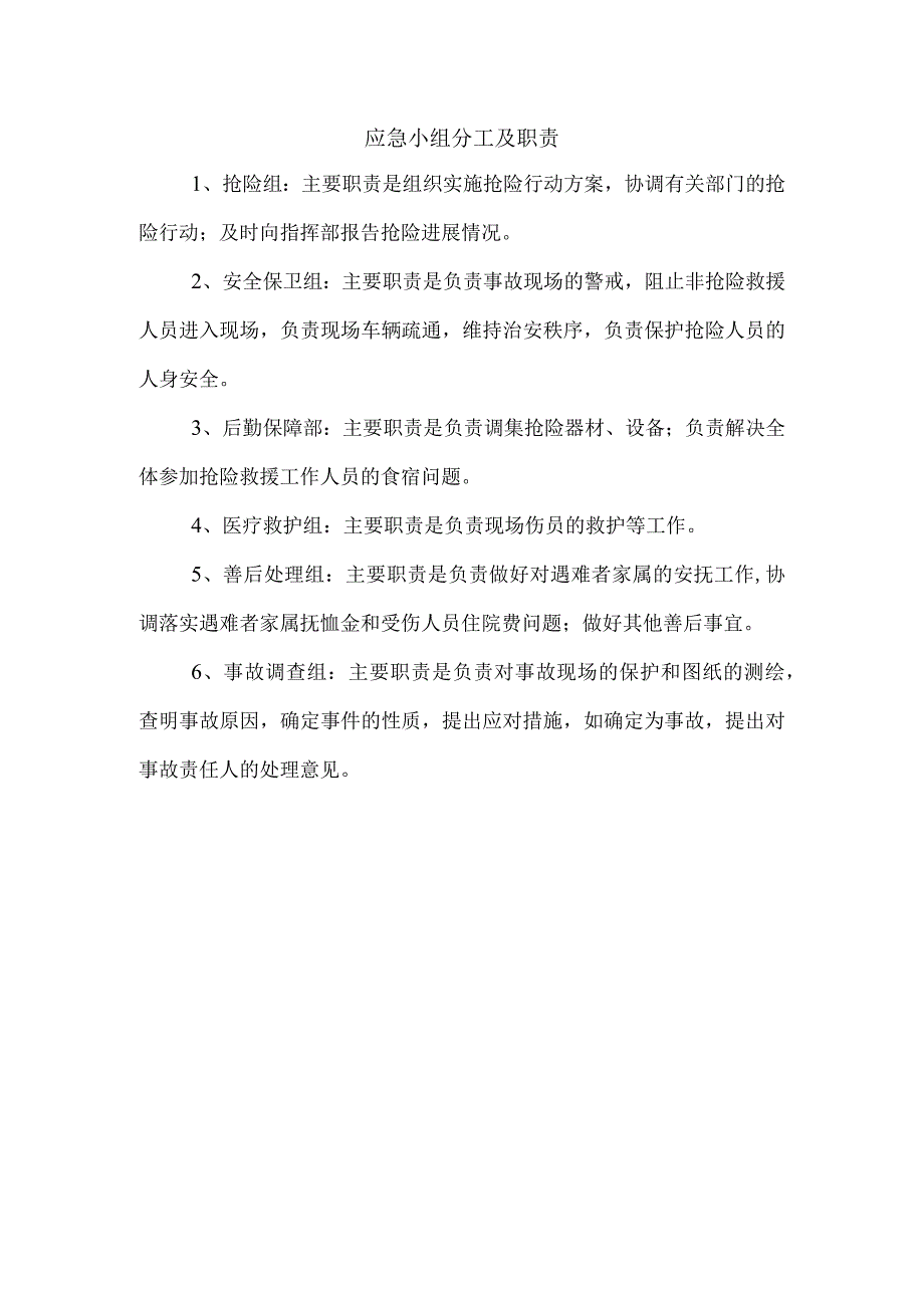 应急小组分工及职责.docx_第1页