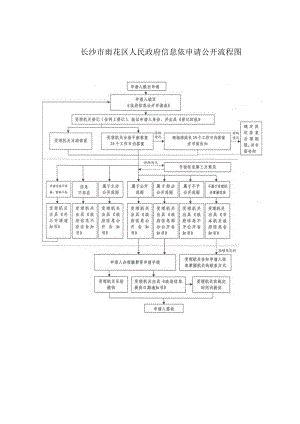长沙市雨花区人民政府信息依申请公开流程图.docx