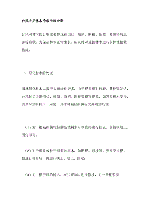 台风灾后林木抢救措施全套.docx