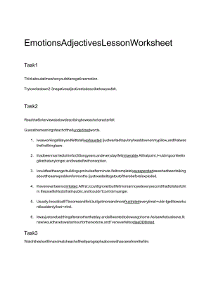 2024剑桥雅思讲义Emotion-Adjectives-Lesson-Worksheet-1.docx