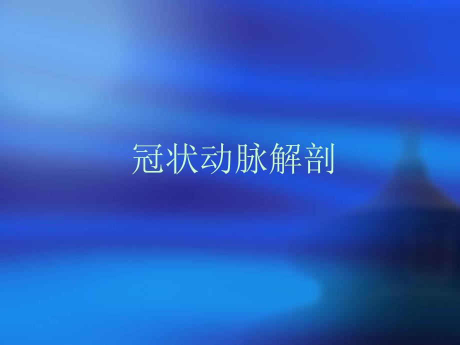 冠脉解剖及DSCT冠脉检查方法及应用.ppt_第1页