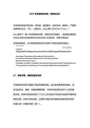 2024手部湿疹的诊断、预防和治疗.docx