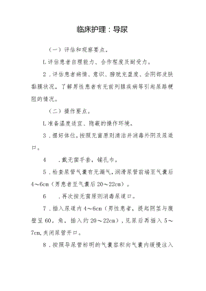 临床护理：导尿.docx