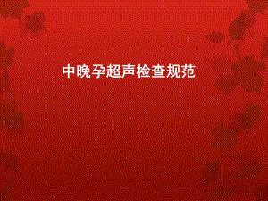 中晚孕超声检查.ppt