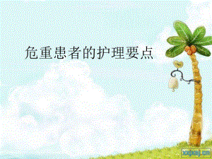 危重患者护理要点.ppt