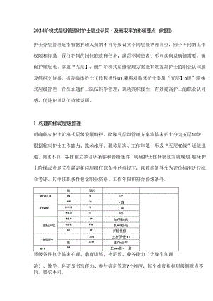 2024阶梯式层级管理对护士职业认同感及离职率的影响要点（附图）.docx