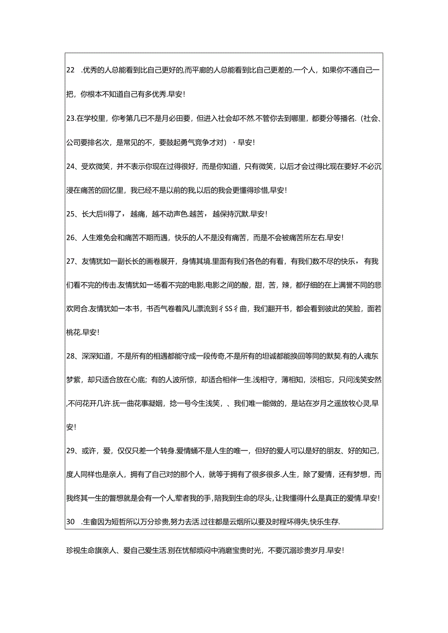 2024年年温馨的早安心语语录大汇总54条.docx_第3页