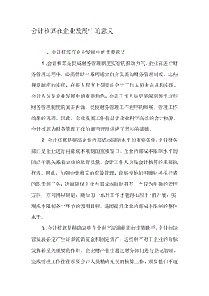 会计核算在企业发展中的意义-最新文档.docx