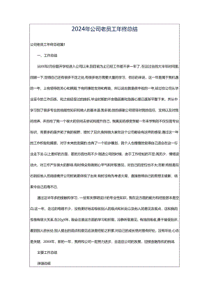 2024年公司老员工年终总结.docx