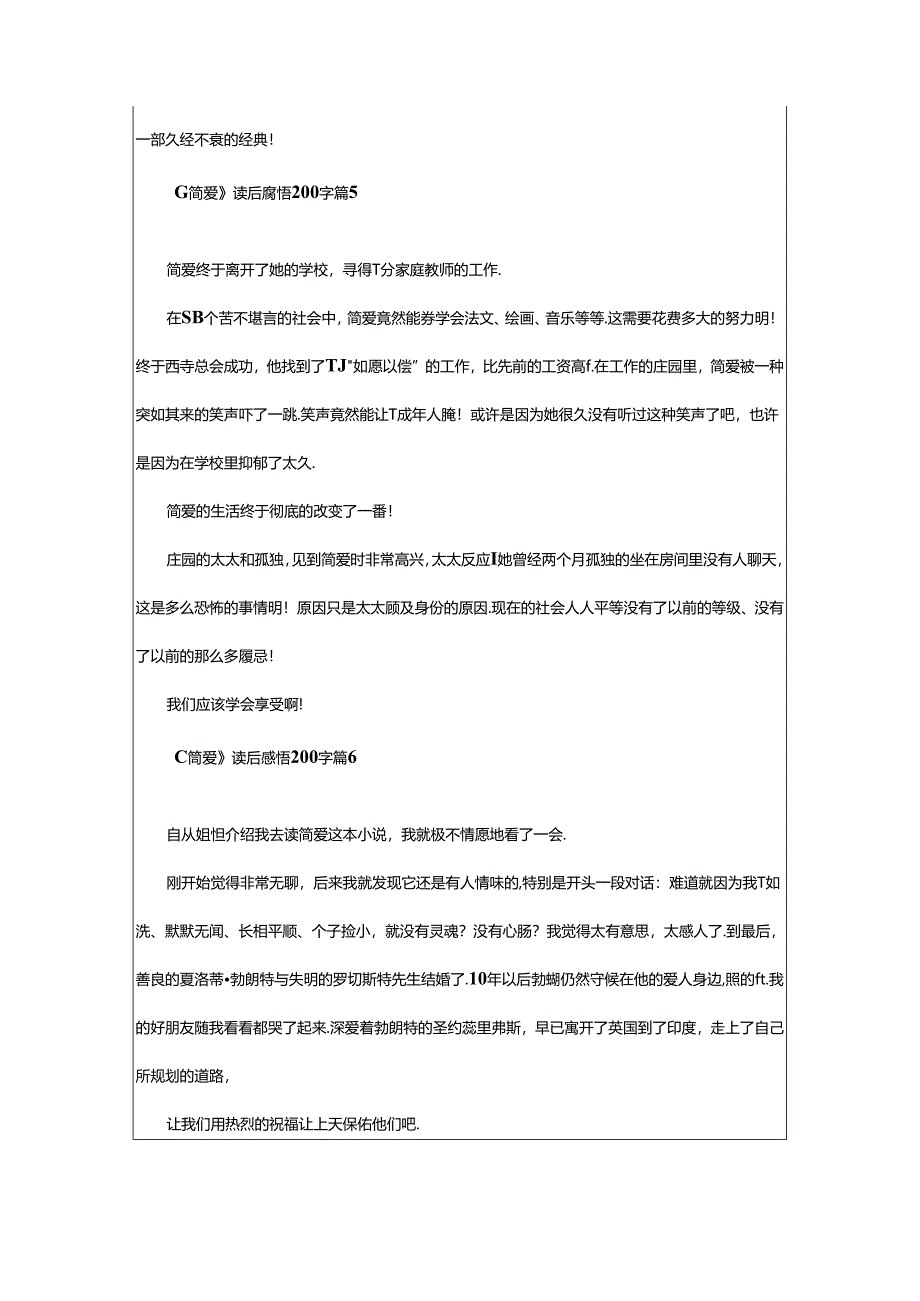 2024年《简爱》读后感悟200字(通用篇).docx_第3页