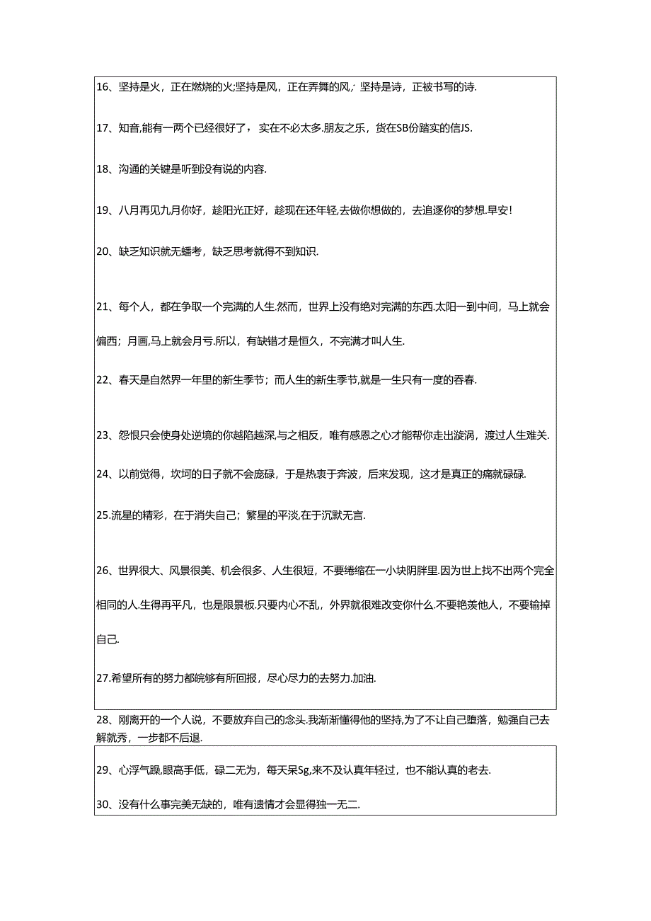 2024年年简洁的青春正能量励志语录集合49句.docx_第3页