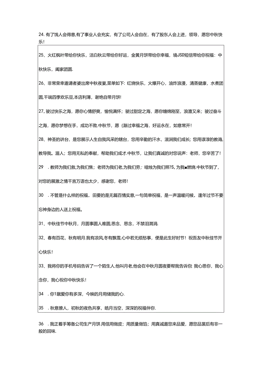 2024年年精选中秋节祝贺词锦集77条.docx_第3页