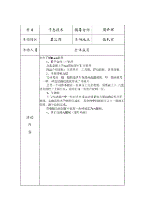 信息技术兴趣小组活动记录.docx