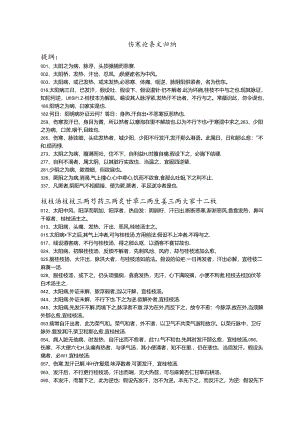 伤寒论条文归纳.docx