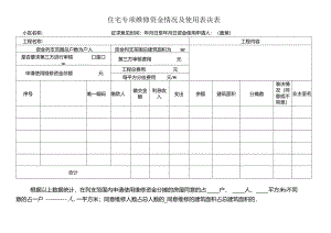 住宅专项维修资金情况及使用表决表.docx