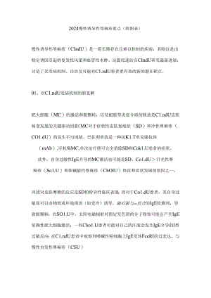 2024慢性诱导性荨麻疹要点（附图表）.docx