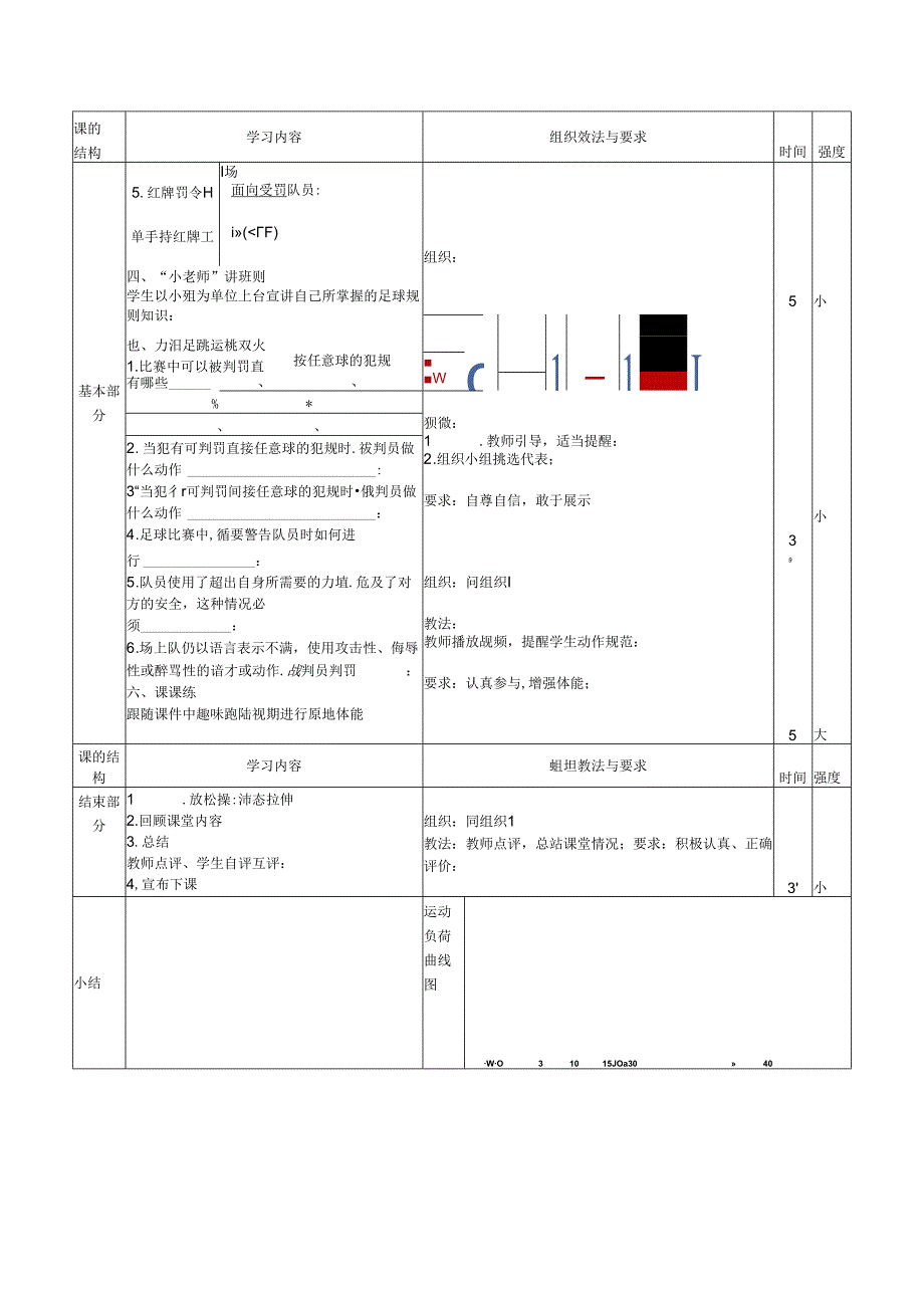 人教四年级体育与健康第2课足球裁判基本知识 大单元课时教案.docx_第3页