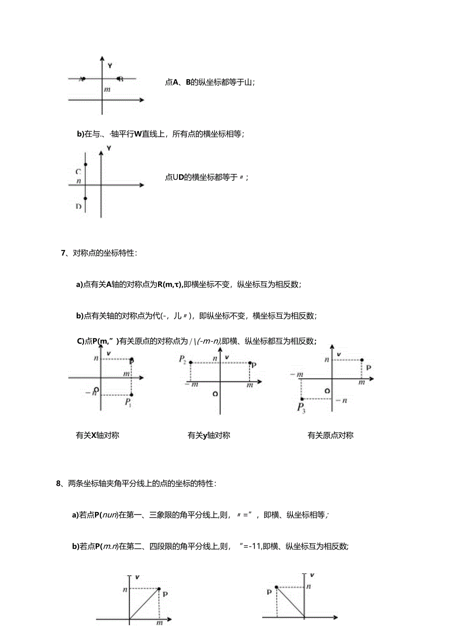 2024年平面直角坐标系知识点归纳.docx_第2页